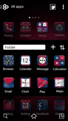 Cobweb GOLauncher EX Theme android App screenshot 0